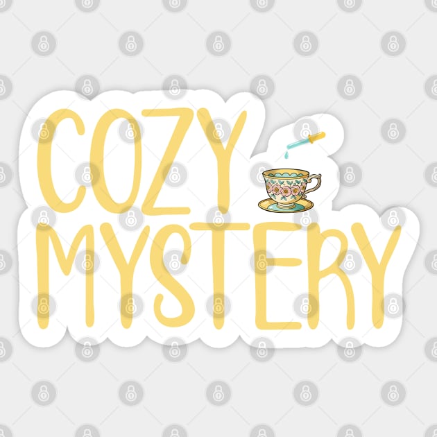 Cozy Mystery Genre Lover Sticker by H. R. Sinclair